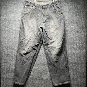 Vintage Makaveli Branded Jeans Mens 38x34 Black Baggy 90s Tupac Hip Hop Street